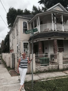 Here I am at our old house on Gano Street!!!